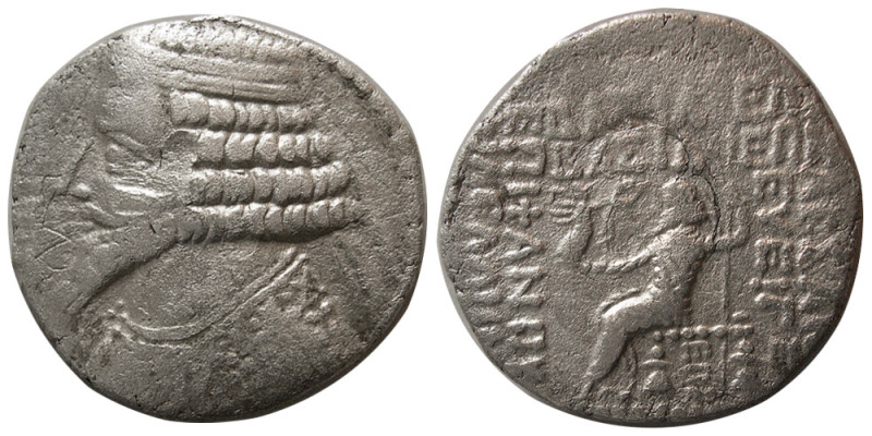 KINGS of PARTHIA. Tiridates; 27 BC. BI Tetradrachm (14.18 gm; 25 mm). Seleukeia ...