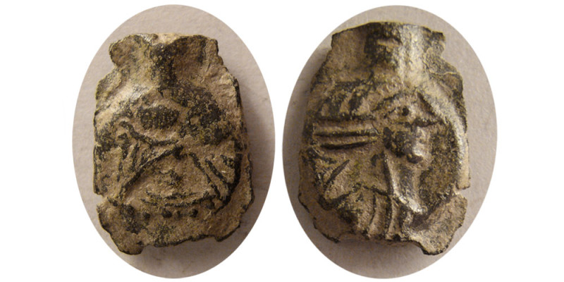 KINGS of PARTHIA. Vologases V (AD 191-208). Æ chalkous (1.82 gm; 15 mm). Seleuci...