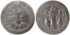 SASANIAN KINGS. Shapur I, 240-272 AD. AR Drachm.