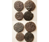 Group Lot of 4 Sasanian Bronze coins. Different rulers.