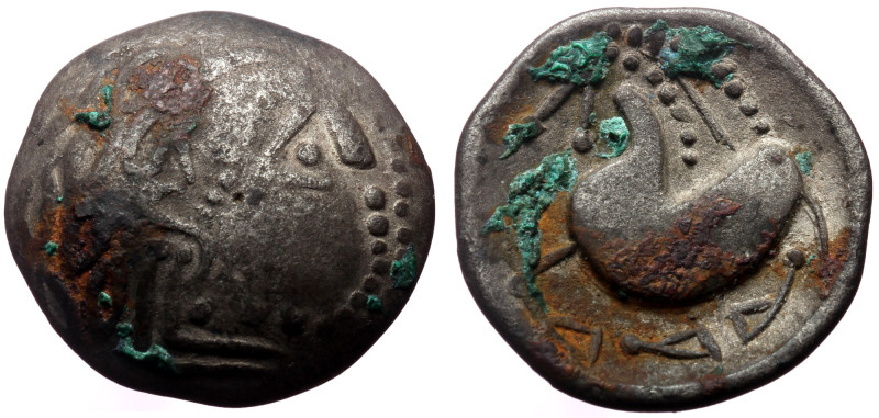 Celtic tribes, Eastern Europe. Imitation of Philip II of Macedon circa 200-100 B...