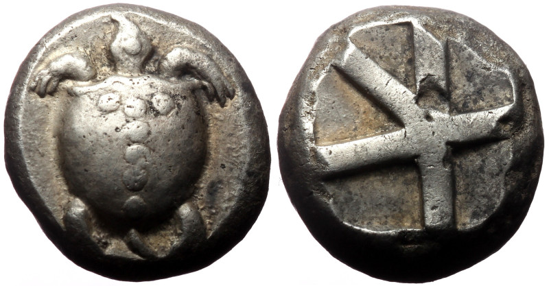 Aegina (ca 480-457 BC) AR Stater Aegina (ca 480-457 BC) AR Stater
Obv: T-back t...