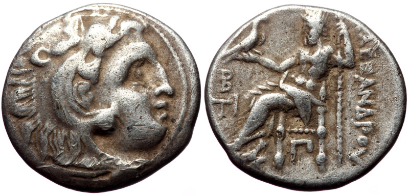 Kings of Macedon. Antigonos I Monophthalmos. AR Drachm, (Silver, 4.17 g 17 mm), ...