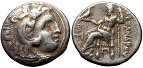 Kings of Macedon. Antigonos I Monophthalmos. AR Drachm, (Silver, 4.17 g 17 mm), Kolophon. As Strategos of Asia, 320-306
