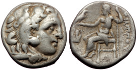 Kings of Macedon, Philip III Arrhidaios, AR Drachm, (Silver,4.05 g 17 mm), 323-317 BC. Kolophon.