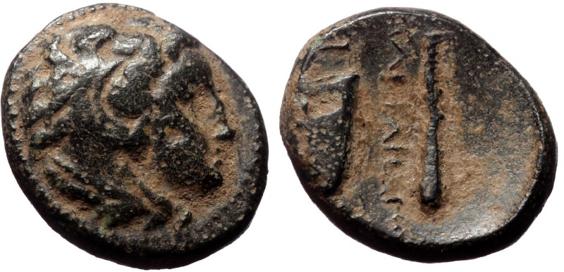 Kings of Macedon, Alexander III 'the Great', AE, (Bronze, 6.25 g 18 mm), 336-323...