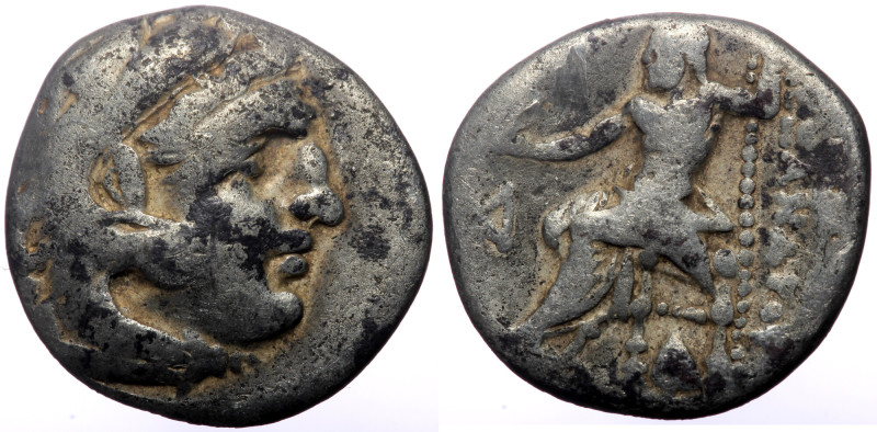 Kings of Macedon, Alexander III 'the Great', AR Drachm, (Silver, 3.97 g 16 mm), ...