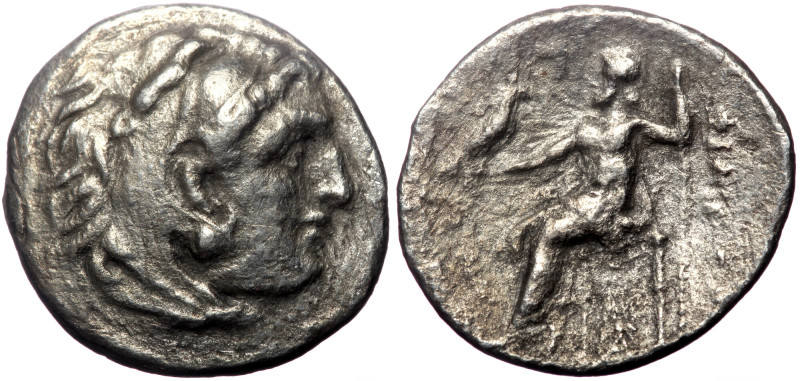 Kings of Macedon, Philip III Arrhidaios, AR Drachm. (Silver, 3.59 g 19 mm), 323-...