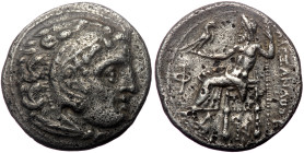 Kings of Macedon, Alexander III 'the Great', AR Drachm, (Silver, 3.96 g 18 mm), 336-323 BC.Kolophon.