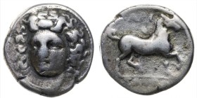 Larissa , Thessaly AR Didrachm or Stater (c. 356-342 BC)