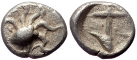 Thrace, Apollonia Pontika, AR Obol. (Silver, 0.67 g. 10 mm), Circa 5th-4th centuries BC.