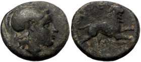 Kings of Thrace (Macedonian). Lysimachos, AE, (Bronze, 5.23 g 19 mm), 305-281 BC, Lysimacheia.