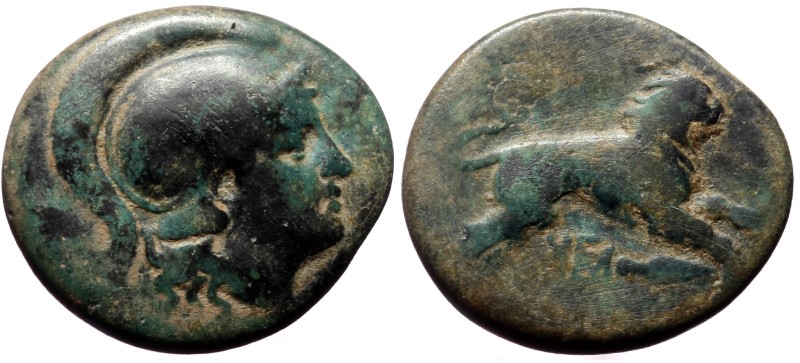 Kings of Thrace (Macedonian). Lysimachos, AE, (Bronze, 4.61 g 19 mm), 305-281 BC...