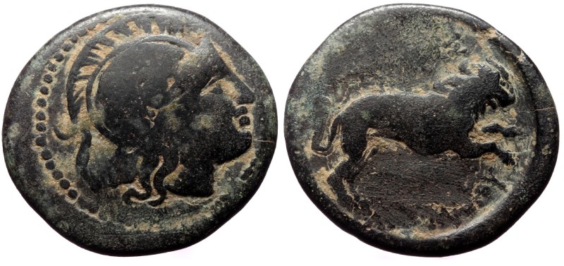 Kings of Thrace (Macedonian). Lysimachos, AE, (Bronze, 4.72 g 20 mm), 305-281 BC...