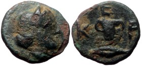 Kings of Thrace (Odrysian), Kersebleptes, AE, (Bronze, 1.44 g 12 mm), Circa 359-342/1 BC. Kypsela.