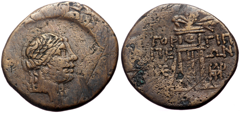 Bosporos, Gorgippia. Reign of Mithradates VI. AE. (Bronze, 7.32 g. 23 mm.) c. 90...