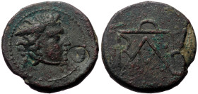 Kings of Bosporos, Pantikapaion, Polemo I, AE, (Bronze,12.42 g 24 mm),Circa 37-8 BC.