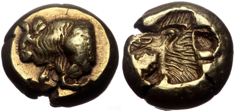 Lesbos, Mytilene, Hekte - 1/6 Stater, (Electrum, 2.55 g 10 mm), Circa 521-478 BC...