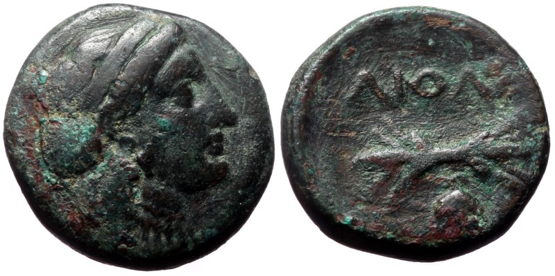 Lesbos, Methymna,AE, (Bronze,4.51 g 15 mm), Circa 4th Century BC. Lesbos, Methym...