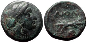 Lesbos, Methymna,AE, (Bronze,4.51 g 15 mm), Circa 4th Century BC.
