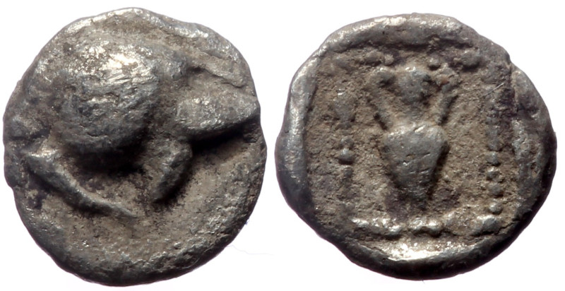 Troas, Uncertain, AR Hemiobol. (Silver, 0.25 g 6 mm), 5th century BC. Troas, Unc...