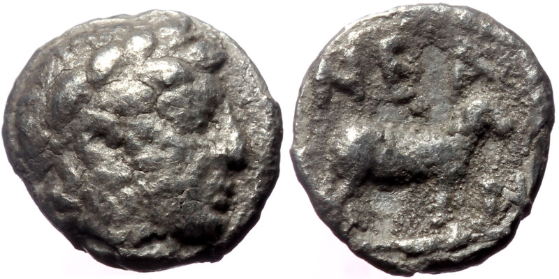 Troas, Neandria, AR Hemiobol,(Silver,0.51 g 8 mm), 4th century BC. Troas, Neandr...