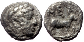 Troas, Neandria, AR Hemiobol,(Silver,0.51 g 8 mm), 4th century BC.