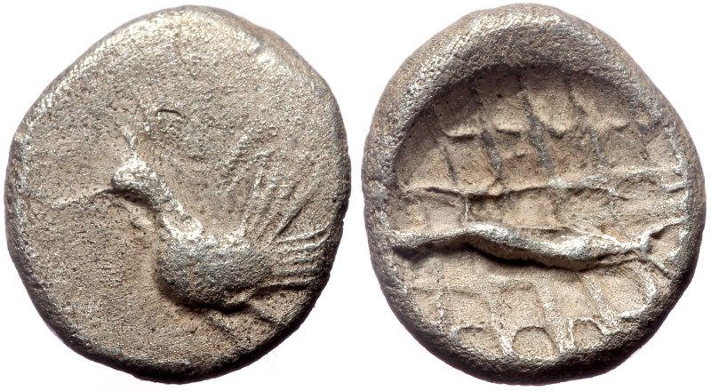 Troas, Dardanus AR obol (Silver, 0.46g, 9mm) ca late 6th-5th centuries BC. Troas...