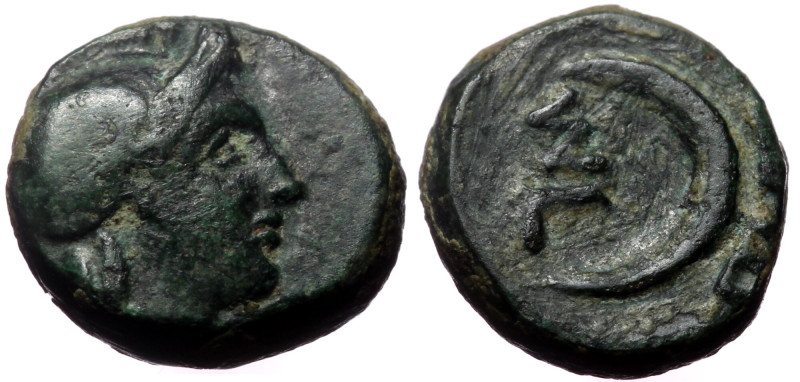Troas, Sigeion, AE, (Bronze,1.08 g 9 mm), 4th-3rd centuries BC. Troas, Sigeion, ...