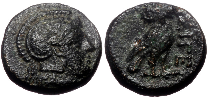 Troas, Sigeion, AE, ( Bronze, 2.18 g 12 mm), 4th century BC. Troas, Sigeion, AE,...
