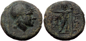 Aeolis, Aigai, AE, (Bronze, 4.86 g 18 mm), 2nd-1st century BC.