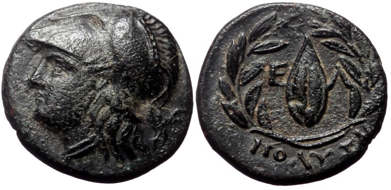 Aeolis, Elaia, AE, (Bronze, 2.98 g 15 mm), Circa 4th-3rd centuries BC. Polyxe-, ...