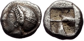 Ionia, Phokaia, AR Diobol, (Silver, 1.28 g 8 mm),Circa 521-478 BC.