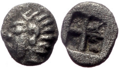 Ionia, Kolophon. AR Tetartemorion, (Silver, 0.13 g 5 mm), Late 6th century BC.