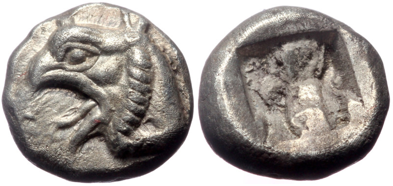 Ionia, Phokaia AR Hemidrachm (Silver, 1.60g, 10mm) ca 521-478 BC. Ionia, Phokaia...