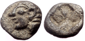 Ionia, Kolophon. AR Tetartemorion, (Silver, 0.18 g 4 mm), Late 6th century BC.