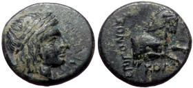 Ionia, Kolophon, (Bronze, 2.24 g 13 mm) Epigonos, magistrate, Circa 330-280 BC.