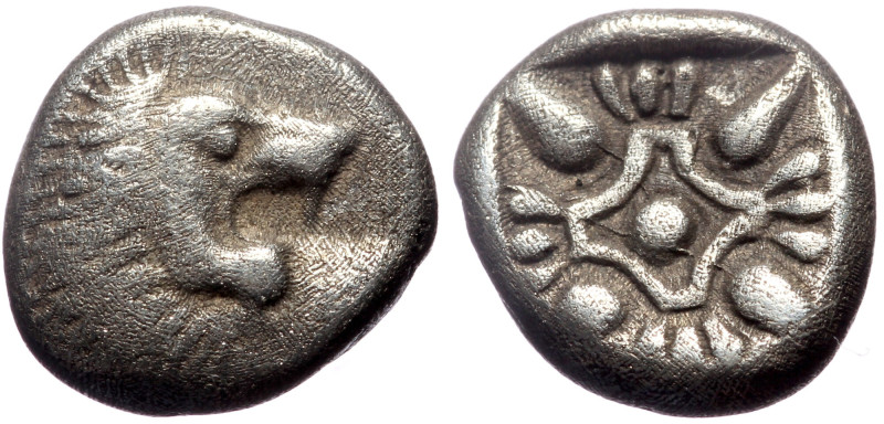 Ionia, Miletos, AR Obol or Hemihekte, (Silver, 1.09 g 9 mm), Late 6th-early 5th ...