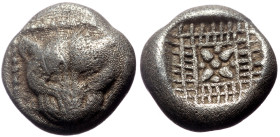 Ionia, Miletos, AR 1/8 Stater. (Silver, 1.55 g 9 mm), Late 6th-early 5th century BC.