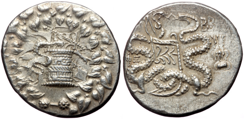Ionia, Ephesos, AR Cistophoric Tetradrachm, (Silver,12.82 g 27 mm), Circa 180-67...