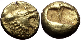 Ionia, Uncertain. EL Hekte - 1/6 Stater, (Electrum, 2.34 g 10 mm). Circa 600-550 BC. Milesian standard. Figural type. Very Rare!