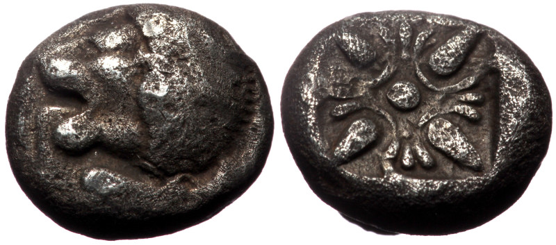 Ionia, Miletos, AR Obol or Hemihekte, (Silver, 1.15 g 8 mm), Late 6th-early 5th ...