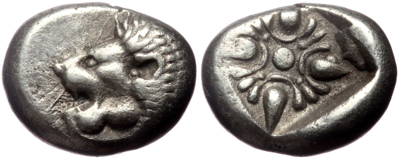Ionia, Miletos, AR Obol or Hemihekte, (Silver, 1.15 g 9 mm), Late 6th-early 5th ...