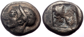 Ionia, Phokaia, AR Diobol. (Silver, 1.23 g 10 mm), Circa 521-478 BC.