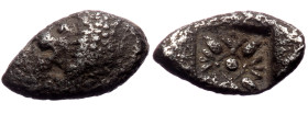 Ionia, Miletos. AR Diobol late 6th-early 5th century BC.