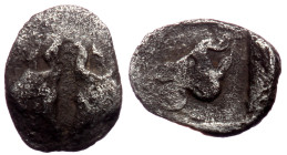 Caria, Uncertain AR Tetartemorion (ca 5th century BC).