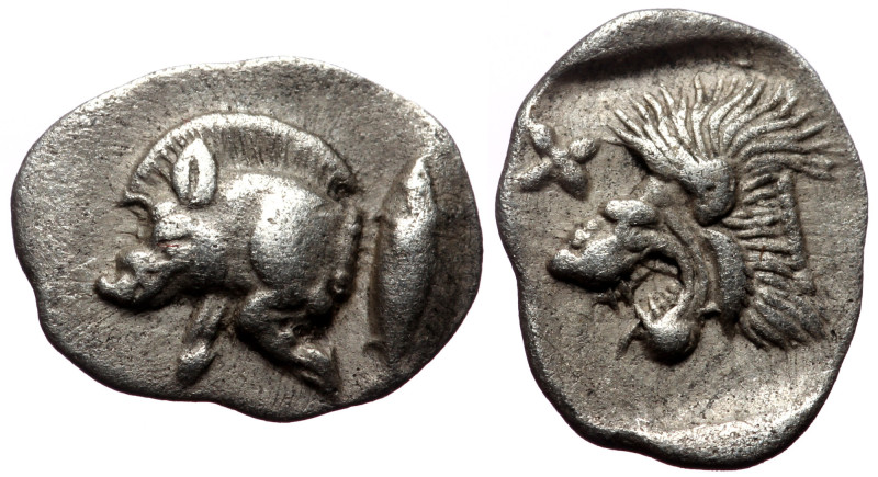 Mysia, Kyzikos, AR Hemiobol, (Silver, 0.35 g 10 mm), Circa 450-400 BC. Mysia, Ky...