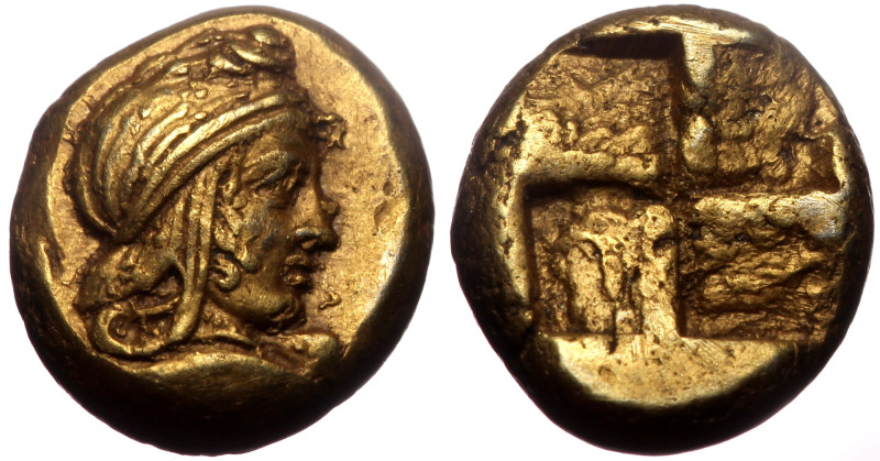 Mysia, Kyzikos, Hekte - 1/6 Stater (Electrum, 2.62 g 11 mm), 5th-4th centuries B...