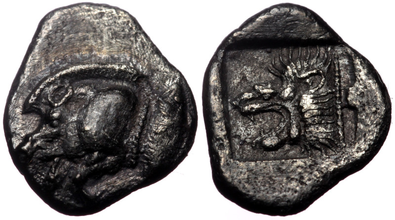 Mysia, Kyzikos, AR Obol, (Silver, 1.05 g 11 mm), Circa 450-400 BC. Mysia, Kyziko...