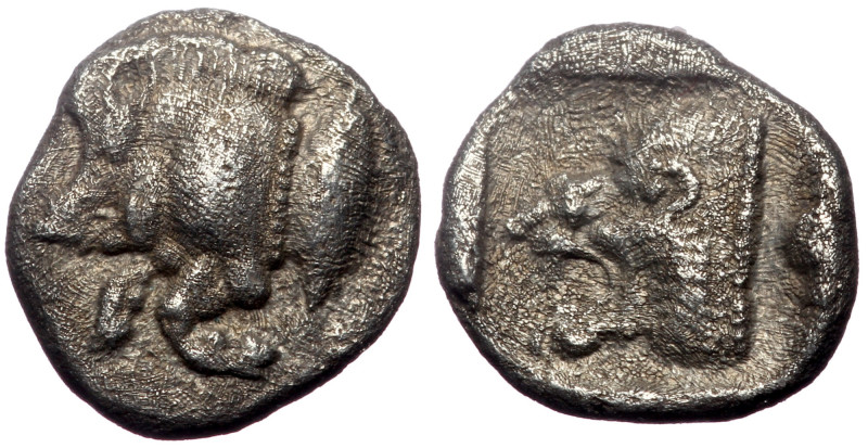 Mysia, Kyzikos, AR Hemiobol, (Silver,0.53 g 8 mm), Circa 450-400 BC. Mysia, Kyzi...